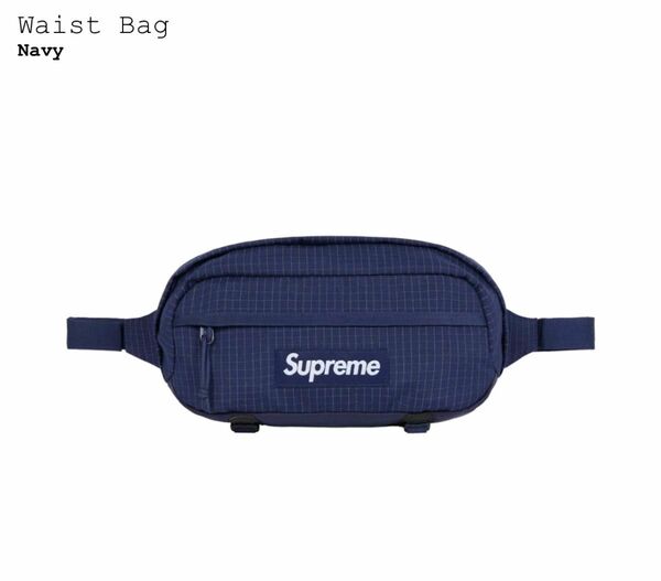 ★Supreme 2024SS waist bag NAVY 新品未使用 ウエストバッグ Camo Black 定価以下