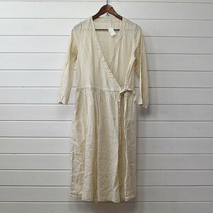 新品 fog linen work フォグリネンワーク カシュクール ワンピース リネン｜24e2755