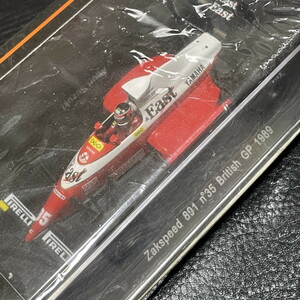 1/43 スパーク ザクスピード 891 英国GP 鈴木亜久里 1989#35 East RG004 レーシングギア限定 