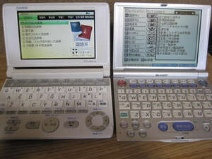 CASIO XD-SC4100 + SHARP PW-A8300 電子辞書 ジャンク品