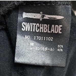 SWITCHBLADE スイッチブレード レーヨン HYDEプロデュース レイヤード 長袖 カットソー ロンT ブラック XLの画像5
