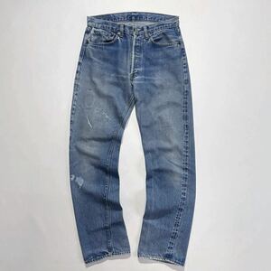 66後期♪70s USA製 Levis 501 W33L36 オリジナル ビンテージ リーバイス 501 66後期 赤耳 Redline 79年製 ヒゲ