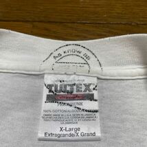 ビッグサイズ♪90s TULTEX ガッチャマン Tシャツ XL 白 赤 ビンテージ Gatchaman アニメ マンガ Fabric made in USA ジャマイカ製 USA製_画像4