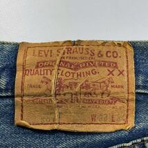 ヒゲ美色♪赤耳 80s USA製 Levis 501 W33L34 オリジナル ビンテージ 524 リーバイス 501 赤耳 Redline ゴールデンサイズ ハチノス 83年製_画像6