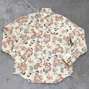 衣櫻 コロモザクラ 長袖シャツ 和柄 花 メンズ 2XL サイズ 新品未使用タグ付き