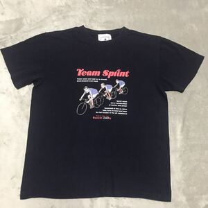 SoccerJunky サッカージャンキー 半袖 Ｔシャツ メンズ Ｌサイズ ネイビー 美品