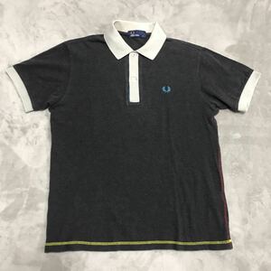 ゴルフ ゴルフウェア FRED PERRY フレッドペリー 半袖ポロシャツ メンズ Mサイズ グレー 