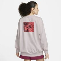 NIKE ナイキ WMNS オーバーサイズ ペイズリー クルースウェット FD1768-664 ピンク 2XL_画像2