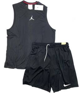 NIKE ナイキ JORDAN タンクトップ＆トレーニングショーツ DV6671-010 BV6856-010 黒 2XL