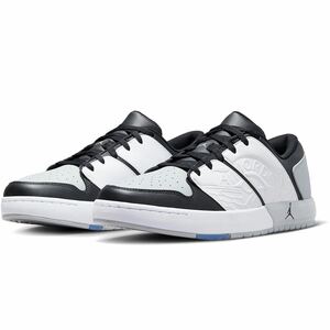 JORDAN NU RETRO 1 LOW "LIGHT SMOKE GREY" DV5141-106 （ホワイト/ライトスモークグレー/バーシティレッド/ブラック）