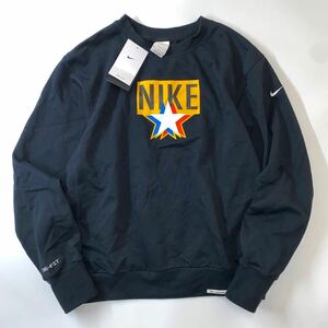 NIKE ナイキ イシュー クルースウェット ルーズフィット DH2850-010 黒 M