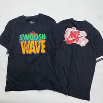 NIKE ナイキ ポップグラフィックTシャツ &シューズボックスTシャツ CW0431-010 CT6869-010 黒 L_画像1