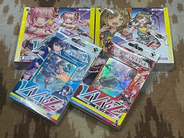 【新品未開封】Vividz ブースターパック 第2弾 第3弾　スタートデッキ 最上キョウカ 天憧玲　4点セット