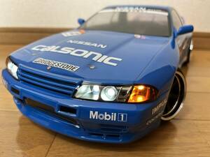 ■Tamiya タミヤ スカイライン GT-R BNR32 CALSONIC 電飾 未走行