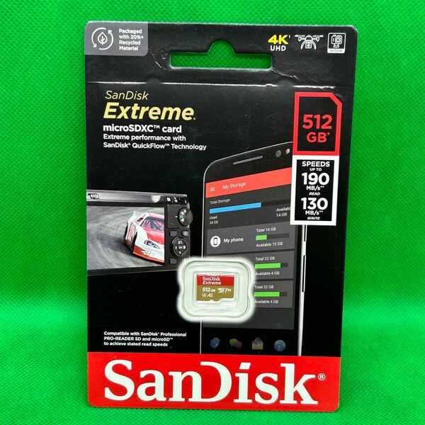 【新品・未開封品】SanDisk サンディスク Extreme 512GB 並行輸入品 SDSQXAV-512G-GN6MN