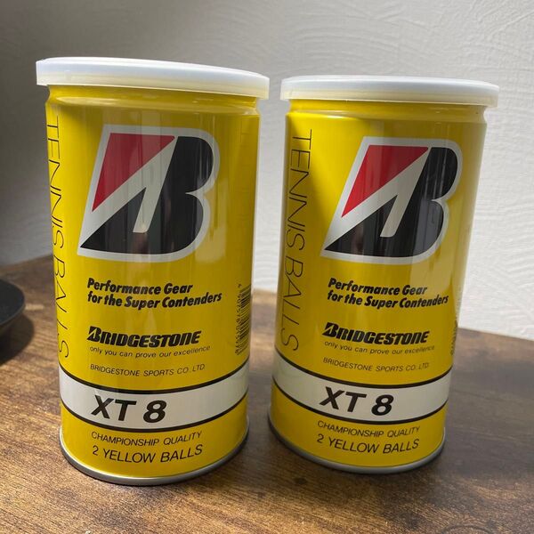 テニスボール ブリヂストンXT8(1缶2球入)×2)