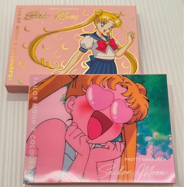 セーラームーン　海外　コスメ　colourpop パウダーパレット　アイシャドウ