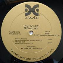 USオリジナル盤2枚セット【Tal Farlow】Fuerset Set/ Second Set （Xanadu 109/119)　★お勧め盤★　超美盤_画像4