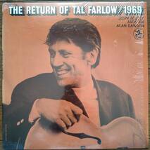 USオリジナル盤【Tal Farlow】The Return of Tal Farlow 1969 （Prestige 7732)　初回DBH刻印あり　超美盤_画像1