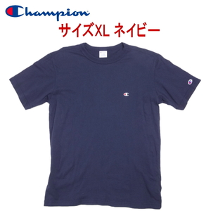 チャンピオン Tシャツ C3-D355 サイズXL ネイビー クルーネック Champion メンズ カジュアル