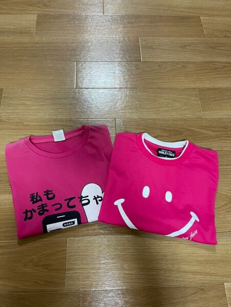 Tシャツ トップス 半袖 ピンク