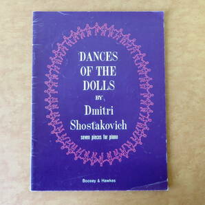 ♪ [ピアノ 楽譜] DANCES OF THE DOLLS 7 Pieces for Piano〔人形の踊り〕D.SHOSTAKOVICH/ショスタコーヴィッチ 作曲 ♪の画像1