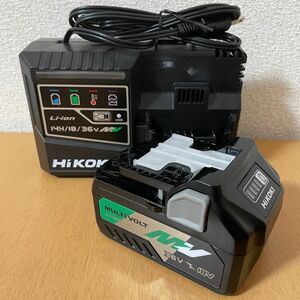 【充電器セット】新品　ハイコーキ　マルチボルト対応　バッテリー&急速充電器
