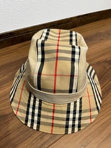 バーバリー ハット 帽子 バケットハット ベージュ メンズ レディース BURBERRY