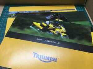 【バイクカタログ】TRIUMPH トライアンフ SPORTS MOTORCYCLE・TT600・SPEED FOUR 3部セット