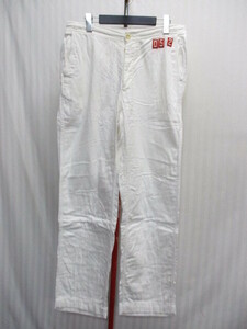  Karl hell m white pants Easy pants men's L white chinos cotton pants cotton punt lau The - pants slacks 05103