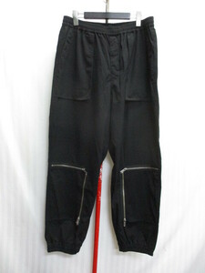 GU×UNDERCOVER undercover легкий брюки мужской XL LL чёрный широкий брюки Roo z брюки стрейч брюки брюки 05172