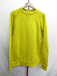  Hollywood Ranch Market Vintage specification sweat men's 3 yellow yellow sweat jersey top sweat sweatshirt 05281