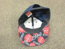 コカ・コーラ　ベースボールキャップ　フリーサイズ　大人用　メンズ　ロゴ刺繍キャップ　コカコーラ　メンズキャップ　ハット　帽子05110_画像2