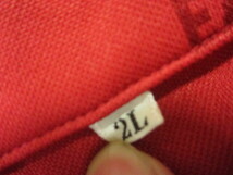 アース・モンダミンカップ　モンジー製　ポロシャツ　２枚セット　メンズ2L LL XL　ゴルフウエア ゴルフシャツ 速乾スポーツシャツ 赤05110_画像3