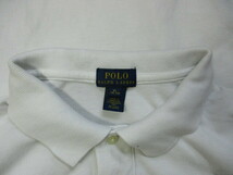 ラルフローレン　ビッグポニー　ポロシャツ　ボーイズXL メンズSM相当　白シャツ　半袖シャツ　ビッグロゴシャツ　半袖カットソー　05143_画像7