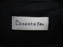 santa fe　サンタフェ　重ね着風デザインシャツ　メンズ52 XL LL　黒　ブラックシャツ　レイヤードシャツ　長袖カットソー 長袖シャツ05171_画像2
