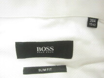 HUGO BOSS　ヒューゴボス　白シャツ　5枚セット　メンズ39A １５1/2 SLIM-FIT ドレスシャツ 長袖シャツ ビジネスシャツ ワイシャツ　05119_画像3