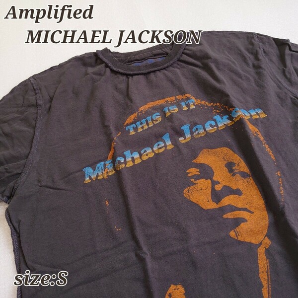 【送料無料】 入手困難!! 20's前半 MICHAEL JACKSON メンズ Tシャツ Amplified アンプリファイド size:S