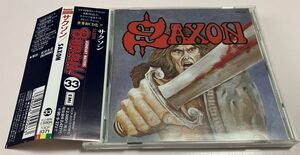 BURRN! 帯付 旧規格 CD サクソン SAXON NWOBHM New Wave Of British Heavy Metal 国内盤 廃盤 レア