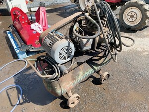  Junk on rice field factory air compressor PB-350 250V 10A power tool air compressor pickup welcome Ibaraki prefecture . land Omiya city base 0321.15 I12 west 