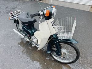 ジャンク HONDA ホンダ Super Cub スーパーカブ BA-AA01型 キック式 エンジン始動不可 販売証明 茨城県常陸大宮市 0501い2 I外