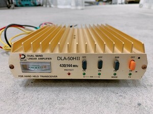  Junk DAIWA DLA-50H2Ⅱ DUAL BAND LINEAR AMP linear amplifier 430MHz/144MHz transceiver * operation not yet verification pickup welcome Ibaraki prefecture 0517..2 E2 60