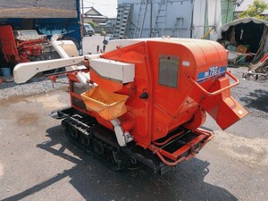 中古 Kubota クボタ 自動脱穀機 RH750 RH750-D ディーゼル ハーベスタ 7馬力 脱穀機 ハーベスター 脱こく機 農機具 茨城県 0522え4 I外 自