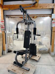 引取限定 中古 BODYMAKER ボディメーカー ホームジム DX 120LB 55kg トレーニング 筋トレ ダイエット 茨城県 常陸大宮市 230108あら1 M