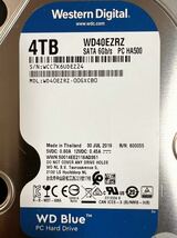 Western Digital Blue4TB WDC WD40EZRZ 3.5インチ SATA HDD _画像3