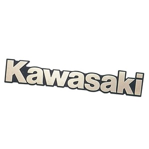 スピード出荷 KAWASAKI カワサキ 純正 タンクエンブレム ゴールド kawasakiロゴ 立体エンブレム 2枚セットの画像7