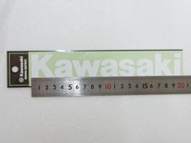 KAWASAKI/カワサキ/純正/カワサキロゴ/カッティングステッカー/ホワイト/Lサイズ/2枚入り/屋外でも使用可能な耐水・耐候ステッカー！_画像2
