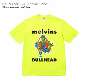 Supreme x Melvins Bullhead Tee "Fluorescent Yellow" L