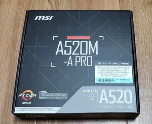 MSI AMD A520搭載 Ryzen 5000シリーズ Micro ATX 