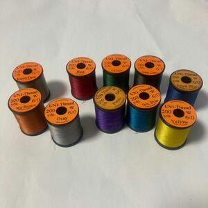 【未使用品】ユニスレッド #6/0 200yds 10個セット